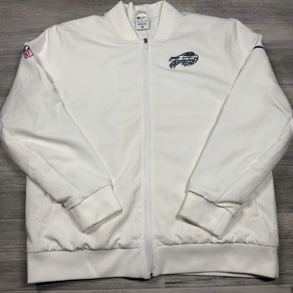 Buffalo Bills Nike 2025 Rivalries Sideline‎ Bomber Jacket Cold Front Full Zip XL